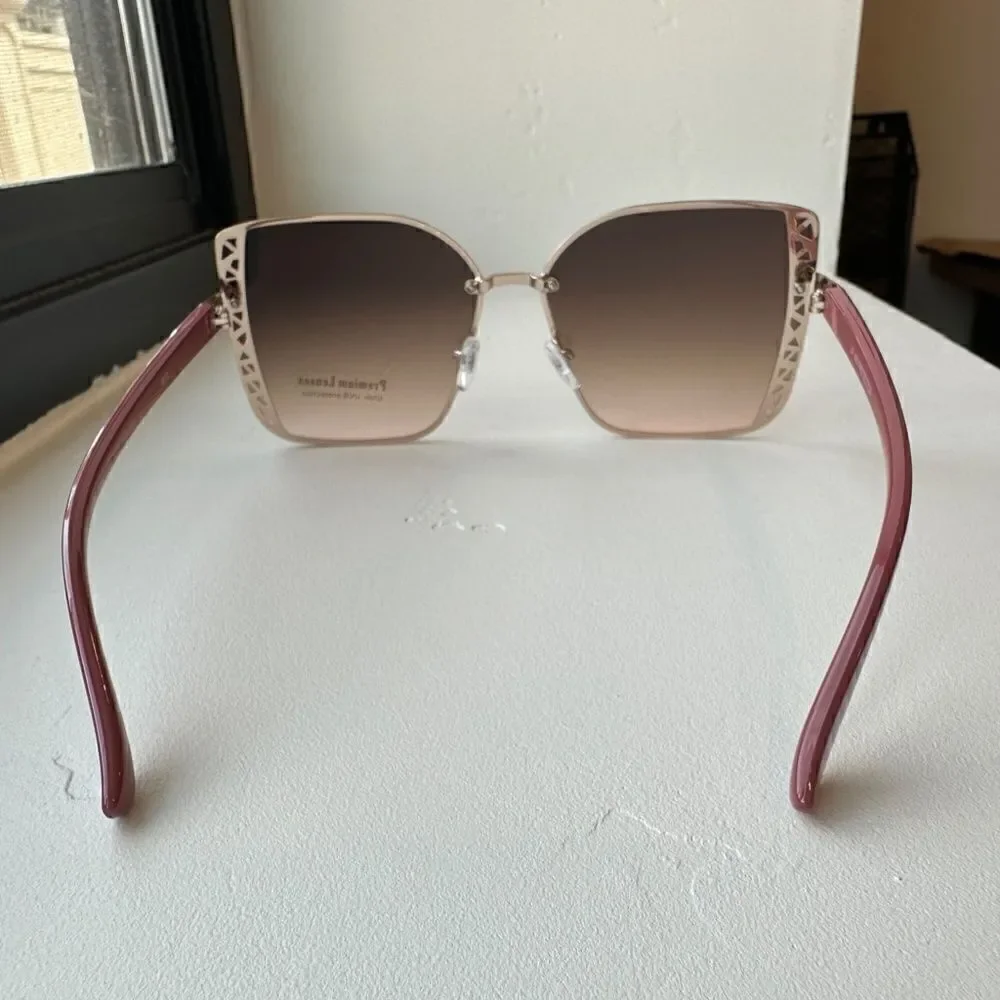 New Fashion Sunglasses Large Frames, Light Weight, Mixed Metal